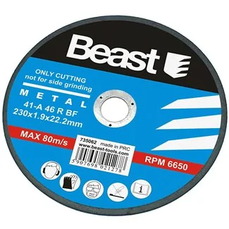 Here's the translation:Metal cutting disc 1.9 x 230 mm