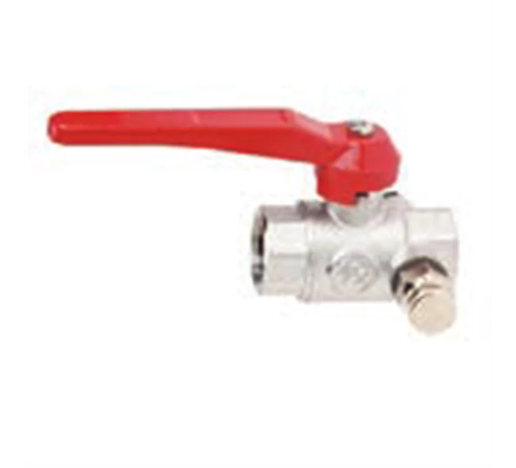 Here's the translated text:Full bore chrome-plated ball valve F/F with drain