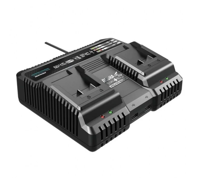 Fast dual charger for 18V SAS+ALL battery