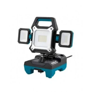 Here's the translation:Battery-powered and Plug-in Worksite Floodlight