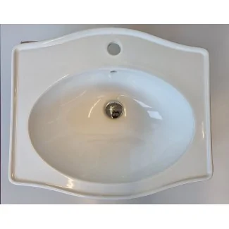 Here's the English translation:Louxor vitreous china inset basin