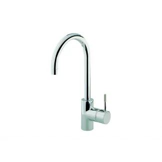 Kitchen sink mixer tap with swivel spout