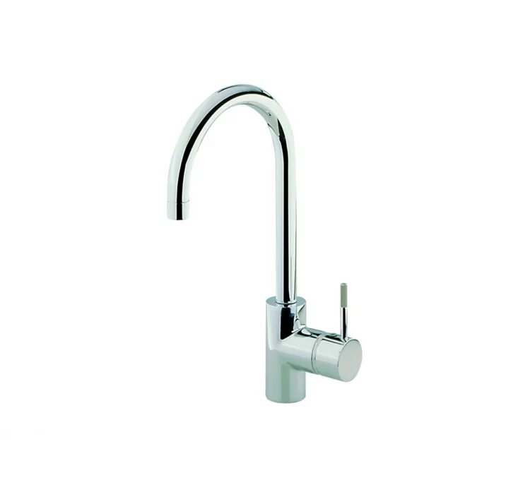 Kitchen sink mixer tap with swivel spout