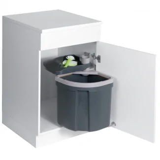 Here's the translation:Rotating 35L Kitchen Trash Can Euroflex