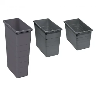 XL Bins for Anthracite Kitchen Drawer Trash Cans