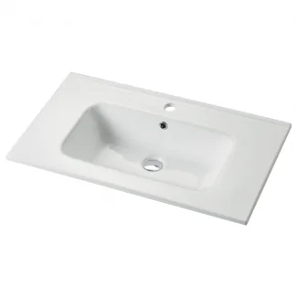 Here's the translation:Built-in single basin for bathroom vanity