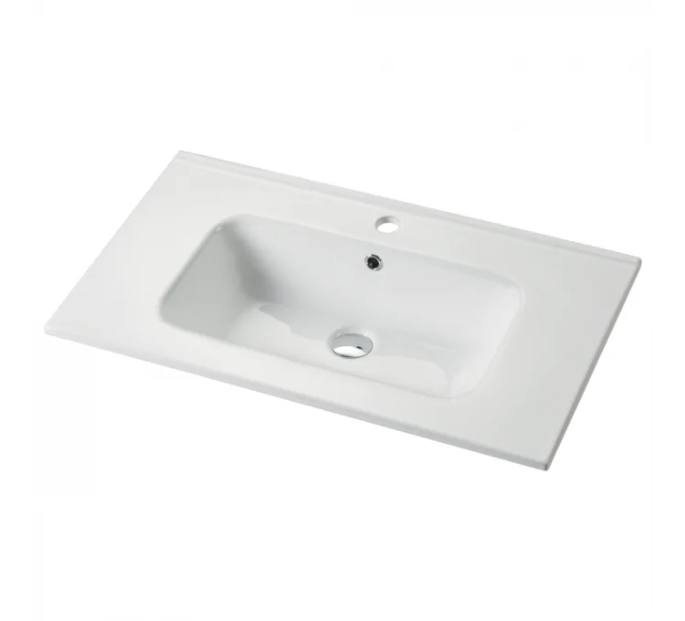 Here's the translation:Built-in single basin for bathroom vanity