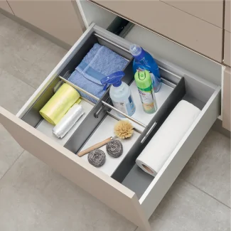 Organizzatore per cassetto cucina Flex Box rimovibile