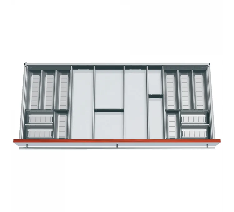 Organizador de cubiertos extensible para cajón de cocina 1200 mm