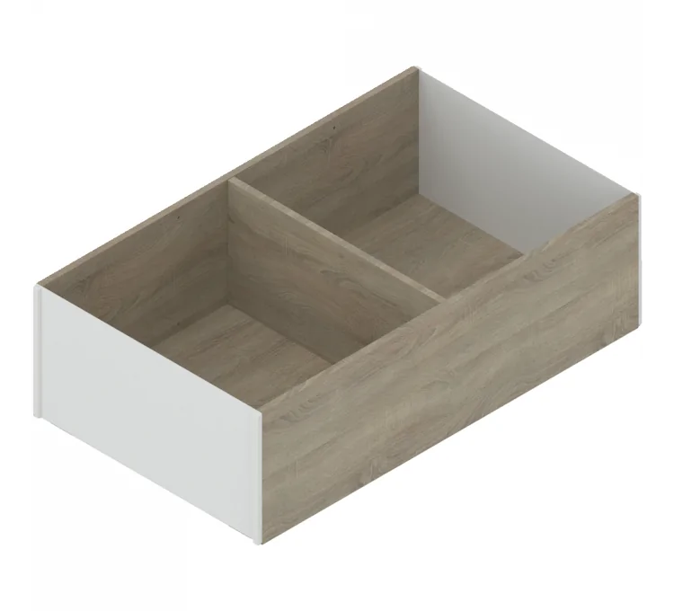 Stylish wooden cutlery tray for kitchen drawer