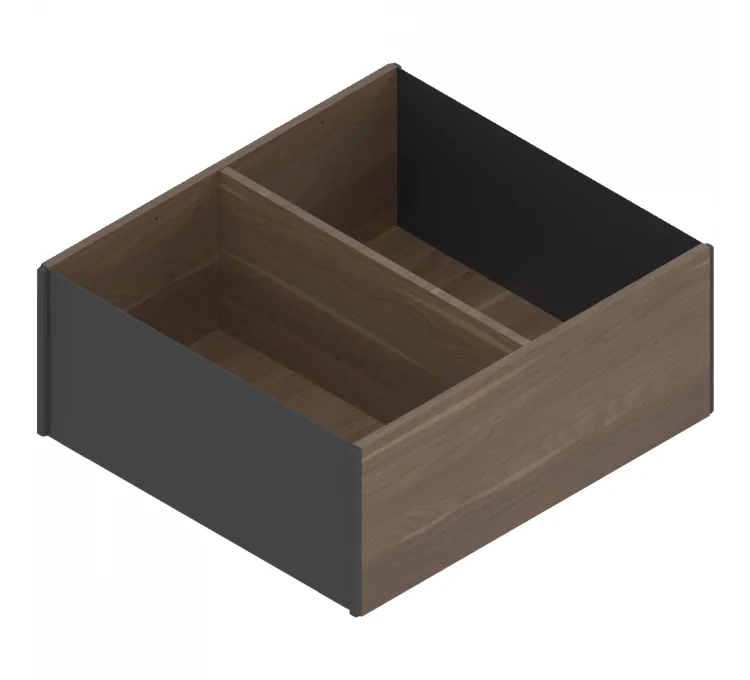 Organizador de cubiertos de madera de diseño, ancho 242 mm