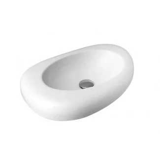 Volubilis White Ceramic Sink by Sarreguemines