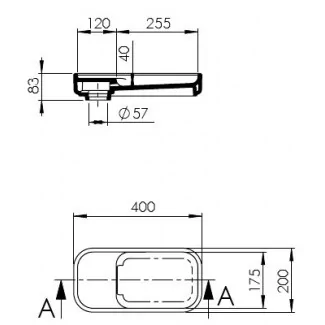 Lave-mains Félouque ardoise mat