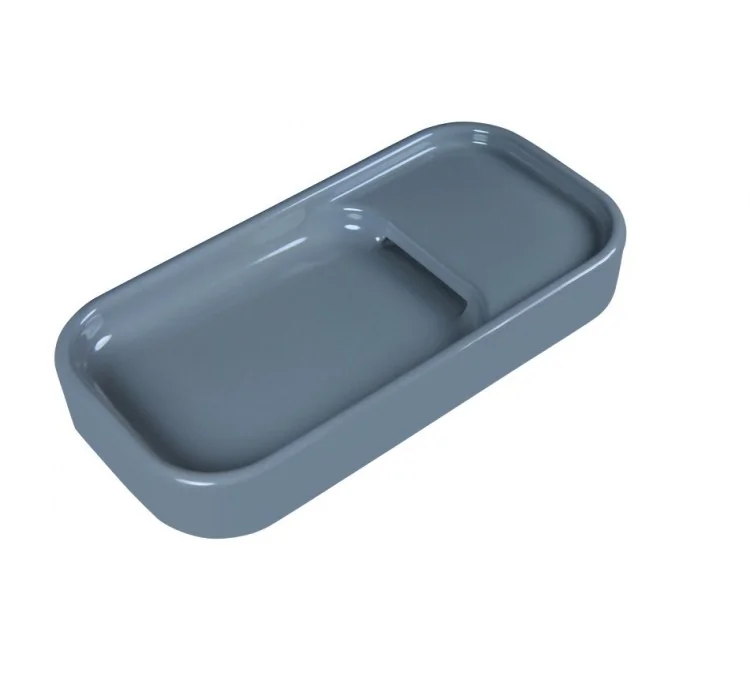 Sarreguemines Matte Slate Felucca Washbasin 40cm