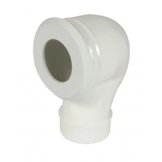 Here's the translated text:Adjustable toilet waste pipe Nicoll Ø100 mm vertical outlet PVC