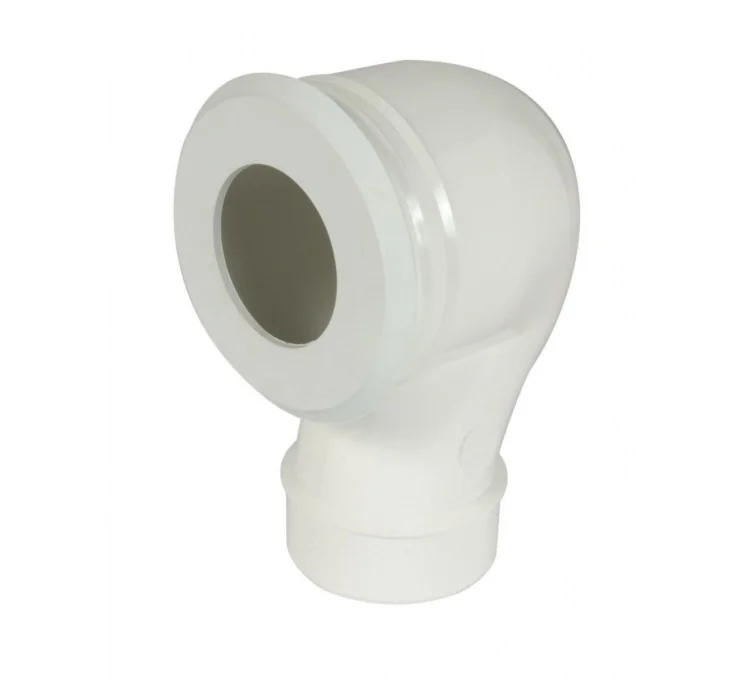 Here's the translated text:Adjustable toilet waste pipe Nicoll Ø100 mm vertical outlet PVC