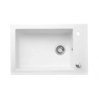 Sink Ceramic built-in "Ingot" White 1Cuve.