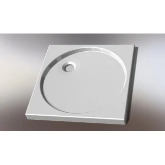 Ceramic shower tray White