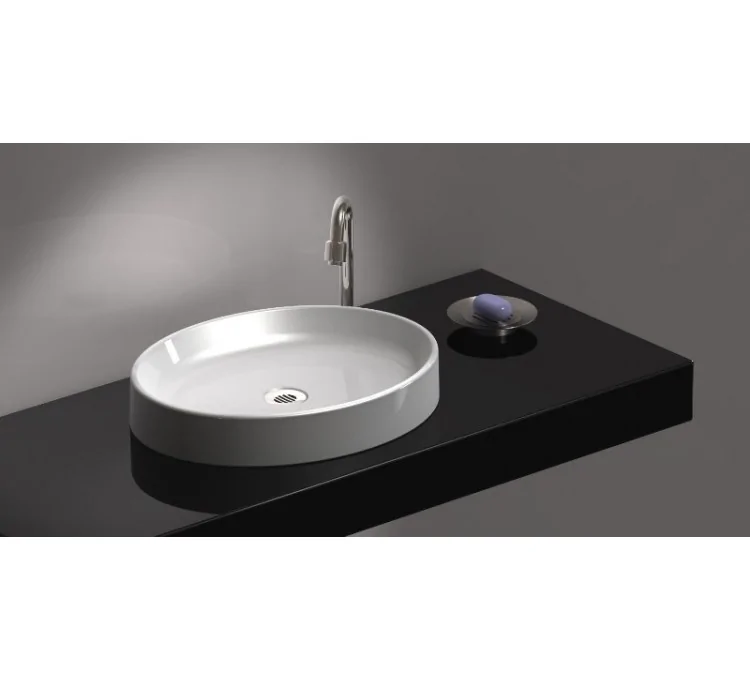 Pearl White Ceramic Sink by Sarreguemines