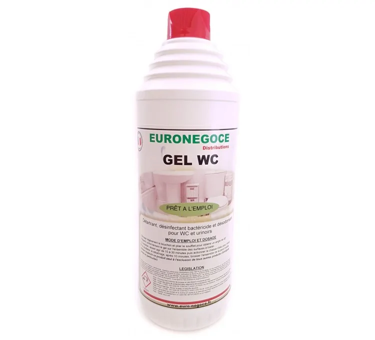 Gel WC desincrustante y desinfectante bactericida Euronégoce