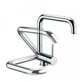 Here's the translation:Contemporary Window pull-out spout mixer tap