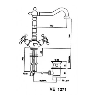 Robinet Pour Lavabo Monotrou à Bec Mobile