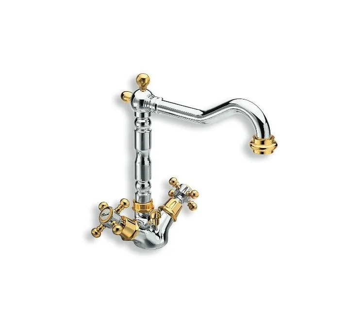 Here's the translation:Single Hole Swivel Spout Faucet for Sink Versailles