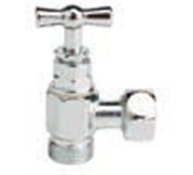 Toilet cistern angle valve 3/8 with gland nut head