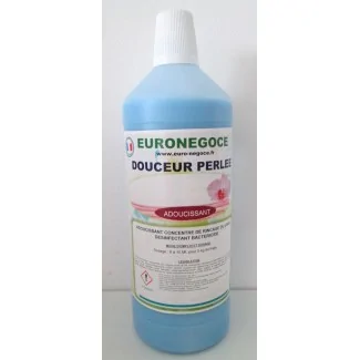 Here's the English translation:Euronégoce liquid fabric softener for ultra-soft laundry